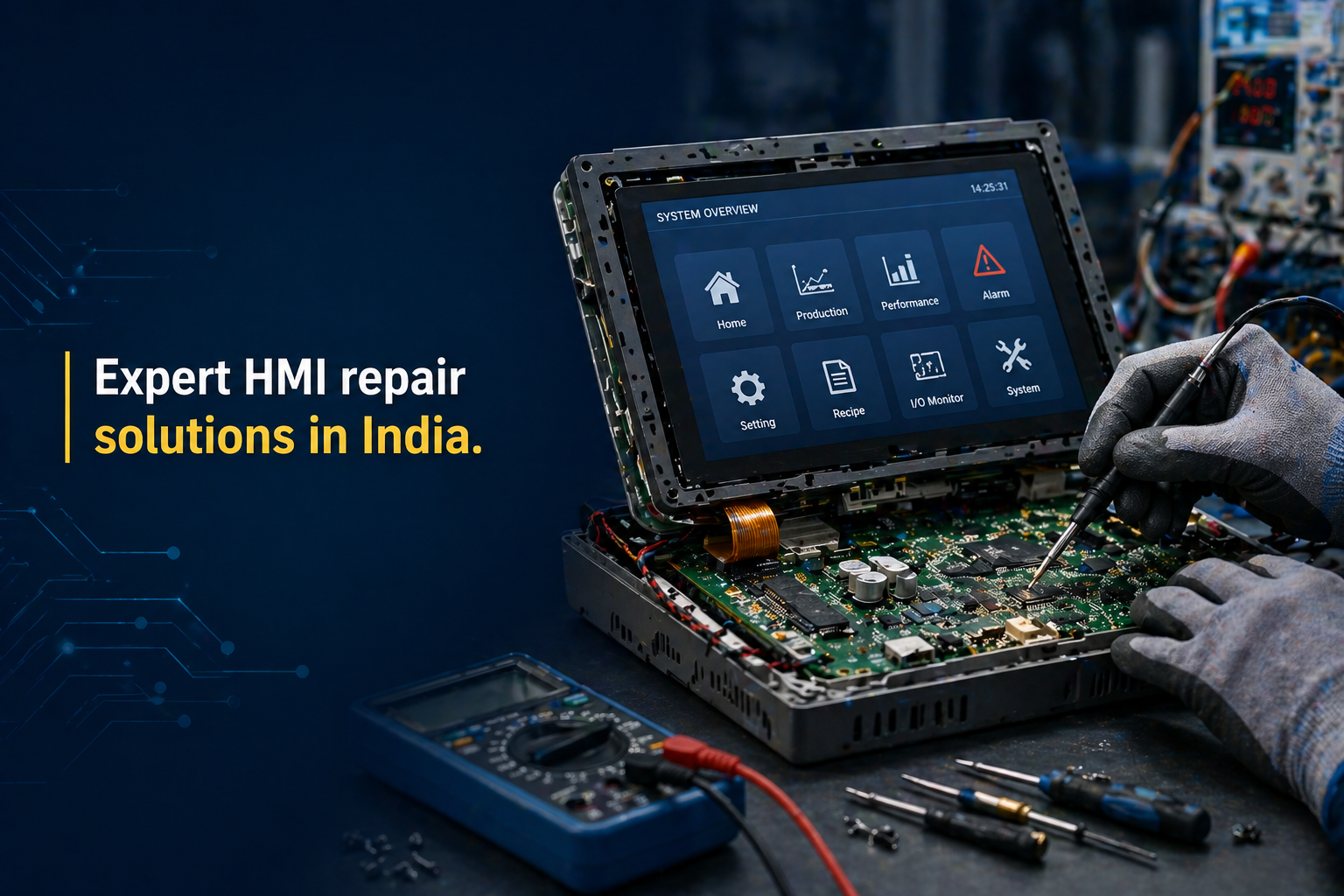 Expert HMI repair solutions in India
